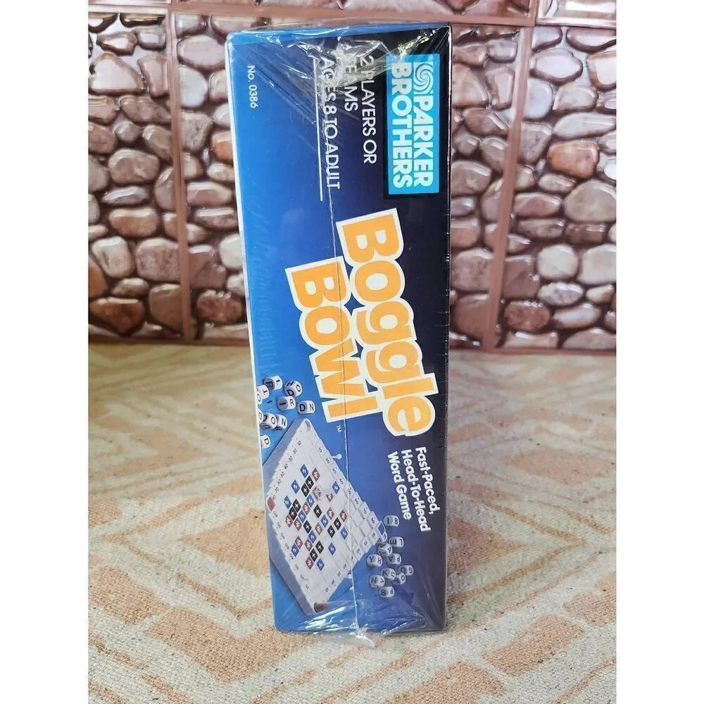 Vin. 1987 PARKER BROTHERS BOGGLE BOWL Word Building Board Game Components Sealed